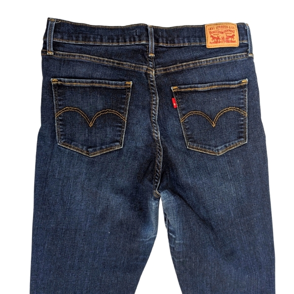 Levi's 👖 720 High Rise Super Skinny Jeans Size 31x30 Dark Wash - Picture 10 of 14